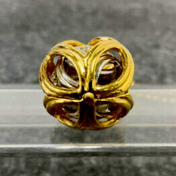 Christian Dior Ball Chain Double Pendant, pre-loved. Super RARE! Made in France - Picture 5 of 8